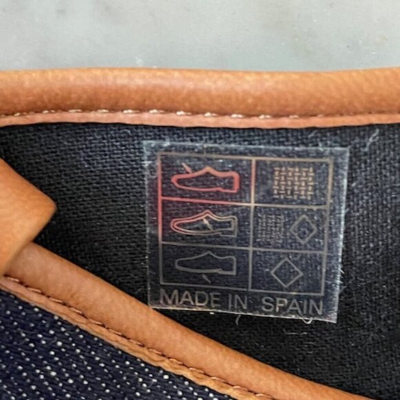 KATE SPADE Lara Denim Jute Leather Tab Espadrille Flat 7 - Picture 10 of 16